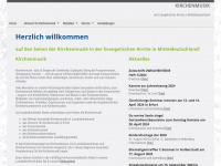 kirchenmusik-ekm.de Webseite Vorschau