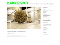 kaisersrot.ch Webseite Vorschau