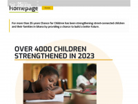 chance-for-children.org Webseite Vorschau
