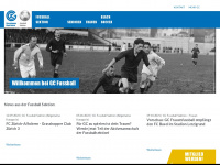 gc-fussball.ch Webseite Vorschau