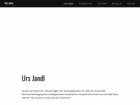 urs-jandl.de Webseite Vorschau