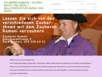 zauberei-magic.ch Webseite Vorschau