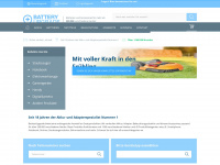 batteryupgrade.at Webseite Vorschau