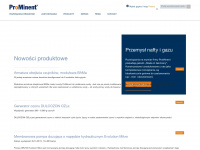 prominent.pl Webseite Vorschau