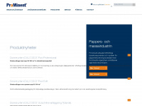 prominent.se Webseite Vorschau