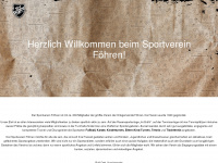 sportverein-foehren.de Webseite Vorschau
