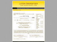 latein-uebersetzer.com Webseite Vorschau