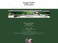 rueggwaffen.ch Webseite Vorschau