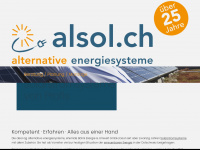 alsol.ch Webseite Vorschau