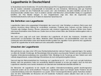legasthenie-deutschland.de Webseite Vorschau