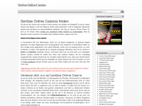 serioese-online-casinos.com Webseite Vorschau