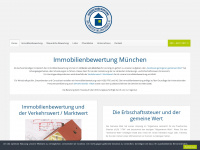 immobilienbewertung-muenchen.com Webseite Vorschau