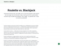 roulette-vs-blackjack.dk Webseite Vorschau
