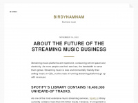 birdynamnam.com Webseite Vorschau
