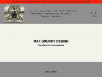 maxgrundy.com Webseite Vorschau