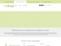 ambulatorium-doebling.at Webseite Vorschau