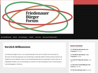 friedenauerbuergerforum.de Webseite Vorschau