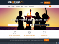radioguide.fm Webseite Vorschau