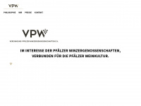 vpw-wein.de Webseite Vorschau