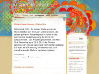 krippejever.wordpress.com Webseite Vorschau