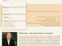 ortho-unfall.at Webseite Vorschau