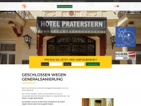 hotel-praterstern.at Webseite Vorschau