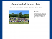 gemeinschaftimmaculata.at Webseite Vorschau