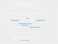 audionext.de Webseite Vorschau