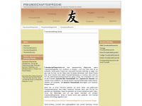 freundschaftssprueche.info Webseite Vorschau