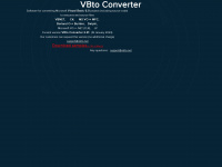 vbto.net Webseite Vorschau
