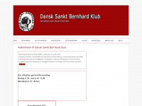 dansk-sankt-bernhard-klub.dk Webseite Vorschau