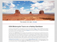 usa-motorcycle-tours.com Webseite Vorschau