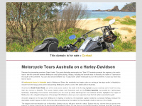 motorcycle-tours-australia.com Webseite Vorschau
