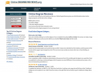onlinedegreereviews.org Thumbnail
