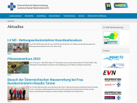 wasser-rettung.at Webseite Vorschau