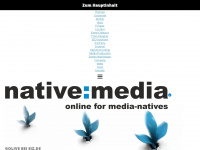 nativemedia.de Webseite Vorschau