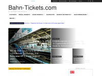 bahn-tickets.com Webseite Vorschau