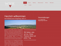 weinbauverein-klingenberg.de Webseite Vorschau