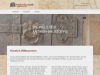 antike-baustoffe.com Webseite Vorschau