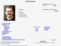 vorhauer.net Webseite Vorschau