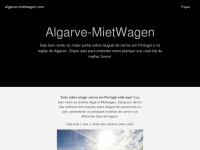 algarve-mietwagen.com Webseite Vorschau