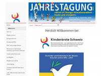 kinderaerzteschweiz.ch Webseite Vorschau