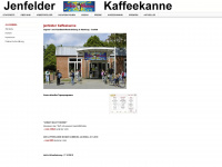 jenfelder-kaffeekanne.de Webseite Vorschau