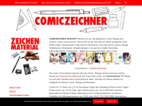 comiczeichner.tv Webseite Vorschau