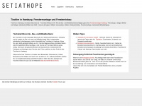 setiathope.de Webseite Vorschau
