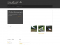 rallye-cars.de Webseite Vorschau