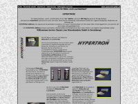hypertron.de Webseite Vorschau