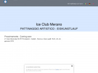 iceclubmerano.com Webseite Vorschau