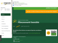 pflanzenmarkt-seemuehle.de Webseite Vorschau