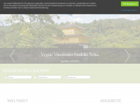 veggie-hotels.de Webseite Vorschau